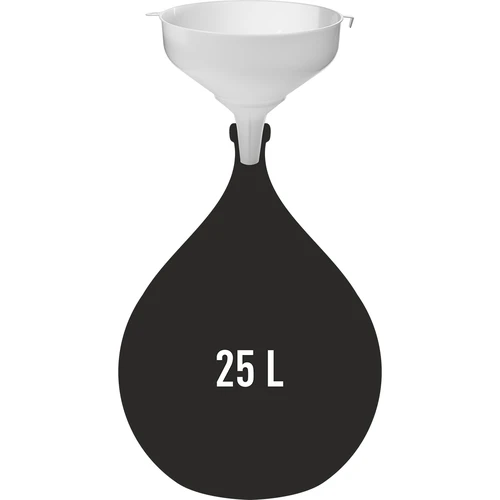 Imbuto in plastica bianco Ø 25 cm - 2