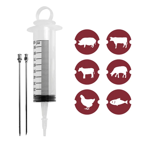 Iniettore per carni 100 ml + 2 aghi - 9