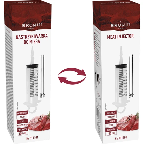 Iniettore per carni 100 ml + 2 aghi - 11