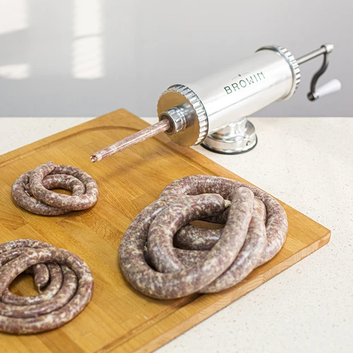 Insaccatrice orizzontale 1,5 kg con pistone in silicone - 14