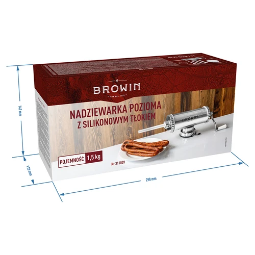 Insaccatrice orizzontale 1,5 kg con pistone in silicone - 11