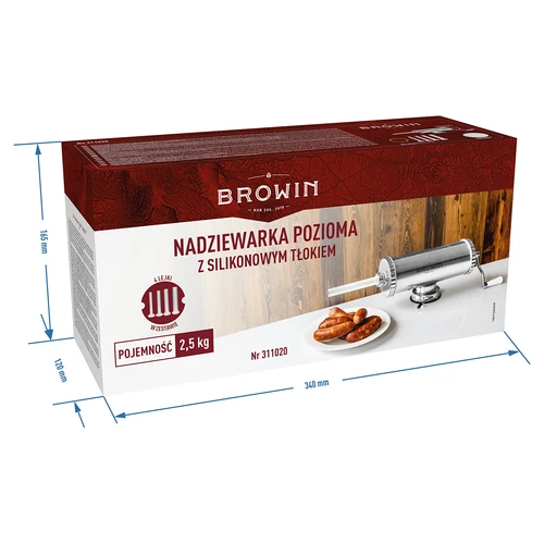 Insaccatrice orizzontale 2,5 kg con pistone in silicone - 11