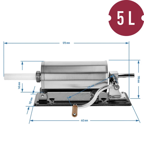 Insaccatrice orizzontale da 5 kg - 10