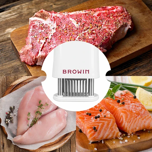 Inteneritore per carne ad aghi con blocco di sicurezza - 8