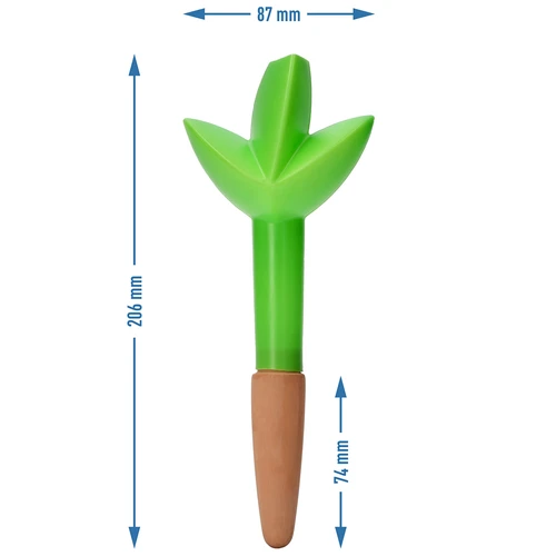 Irrigatore per piante – foglia verde con punta in ceramica, 120 ml - 5