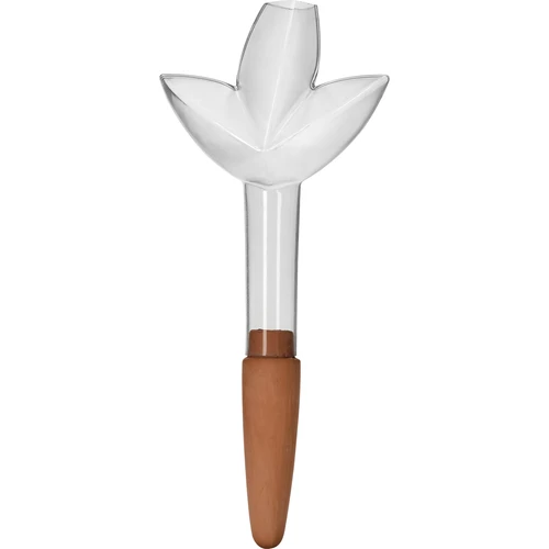 Irrigatore per piante – fogliolina trasparente con puntale in ceramica, 120 ml