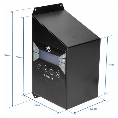 Kit di moduli con controller Wi-Fi - dragON IQ 2,7 kW, per affumicatoi da giardino - 4