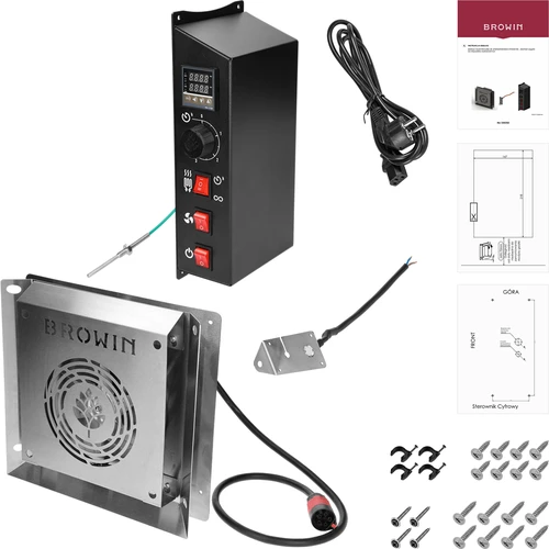Kit dragON per affumicatoio - moduli elettrici con controller digitale e generatore di fumo JET 2 LONG - 2