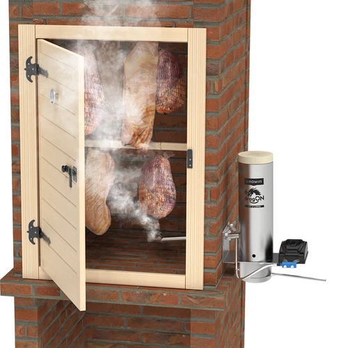 Kit dragON per affumicatoio - moduli IQ con Wi-Fi e generatore di fumo JET 2 LONG con cassetto raccogli-cenere - 19