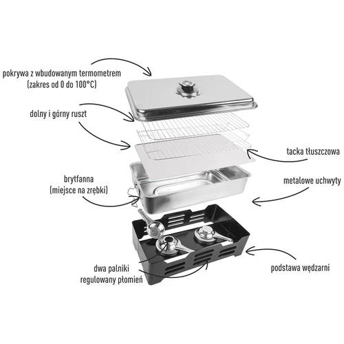 Kit universale - affumicatore da balcone - 5