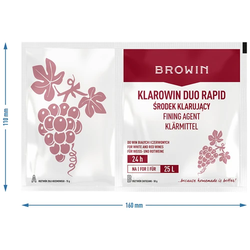 Klarowin Duo Rapid - chitosano + kieselsol, 65 g - 6