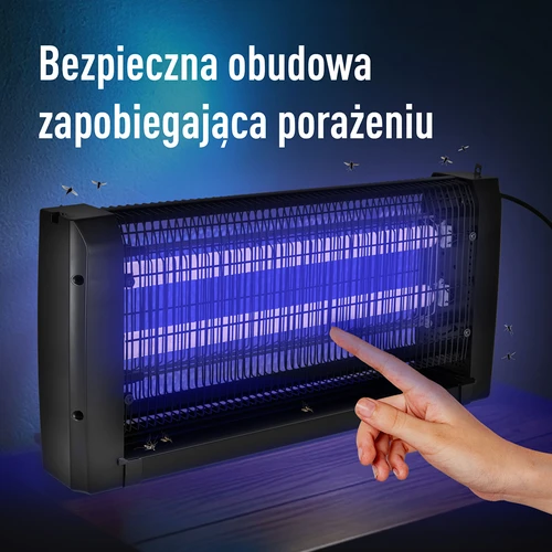 Lampada insetticida UVA 20 W, nera - 7