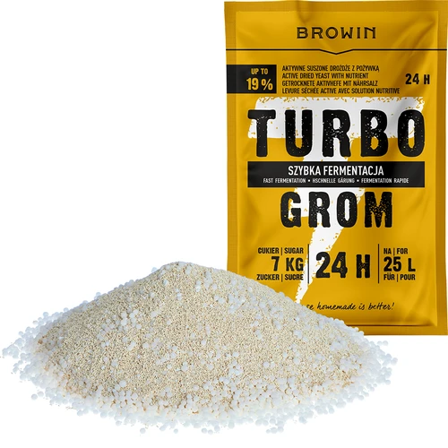 Lievito da distillazione Turbo Grom 24 h - 3