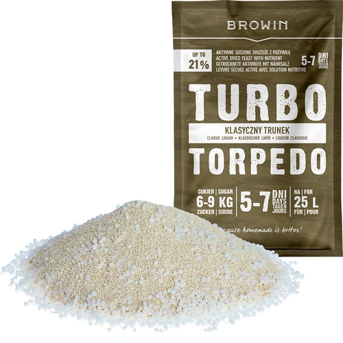 Lievito da distillazione Turbo Torpedo 5-7 giorni 21% 100 g - 3