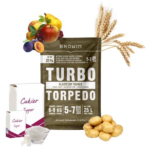 Lievito da distillazione Turbo Torpedo 5-7 giorni 21% 100 g - 4