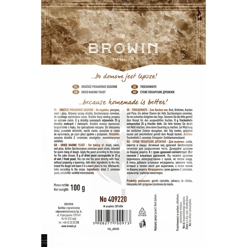 Lievito di birra secco, 100 g - 2