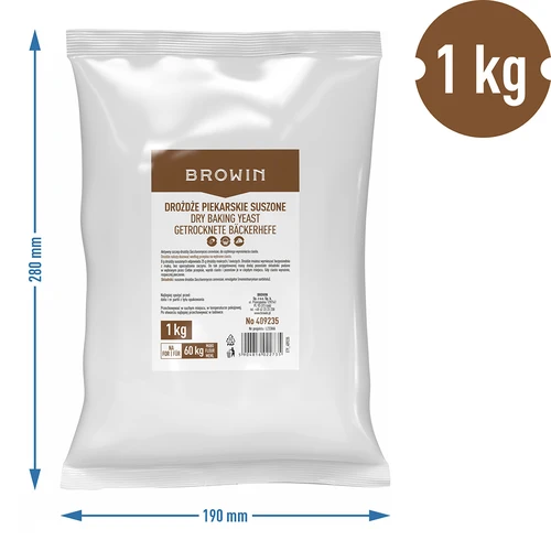 Lievito di birra secco per panificazione, 1 kg - 4