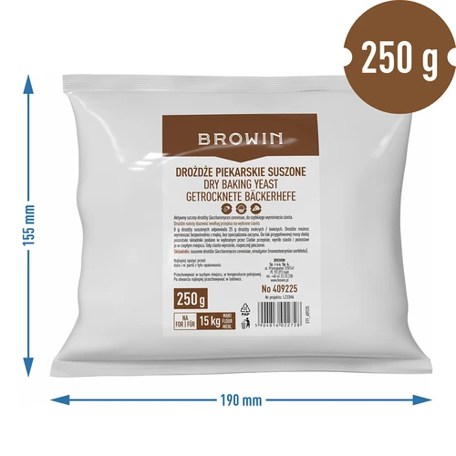 Lievito di birra secco per panificazione, 250 g - 4
