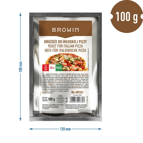 Lievito di birra secco per pizza italiana - 100 g - 3