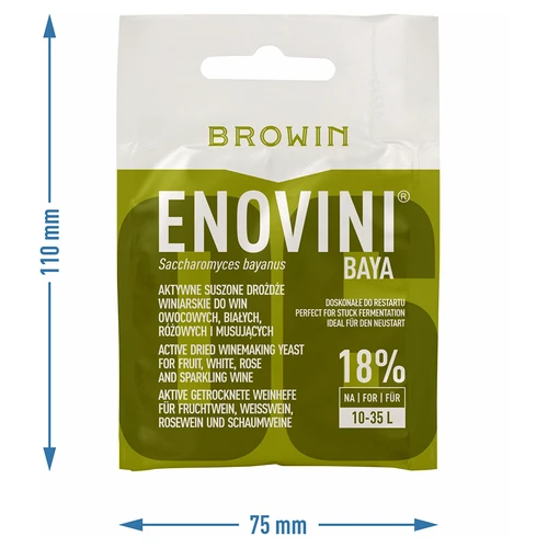 Lievito enologico Enovini® BAYA, 7 g - 3