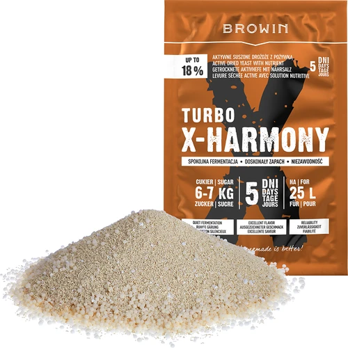 Lievito Turbo X‑Harmony 18%, 25 L, 138 g - 3