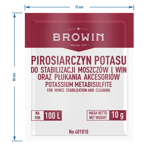Metabisolfito di potassio 10 g - 3