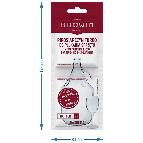 Metabisolfito Turbo, 15 g - 3