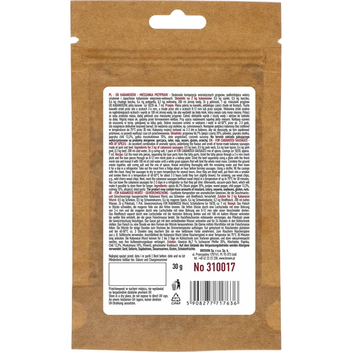 Miscela casalinga di erbe e spezie per kabanosy, 30 g - 2
