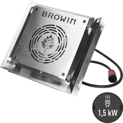 Modulo riscaldante con ventilatore, 1,5 kW - per affumicatori da giardino