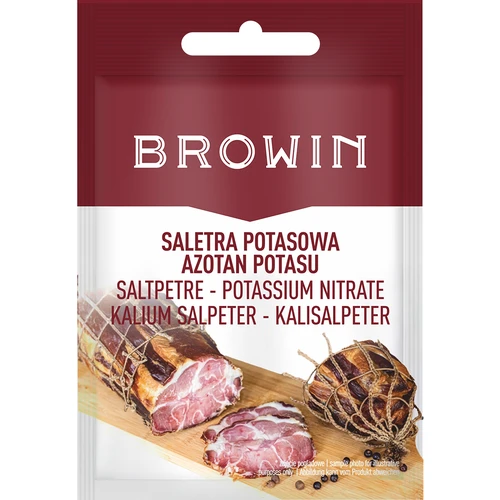 Nitrato di potassio (salnitro) per la salagione della carne, 20 g