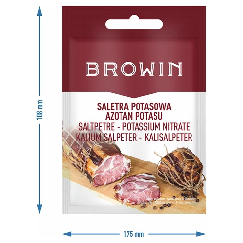 Nitrato di potassio (salnitro) per la salagione della carne, 20 g - 7