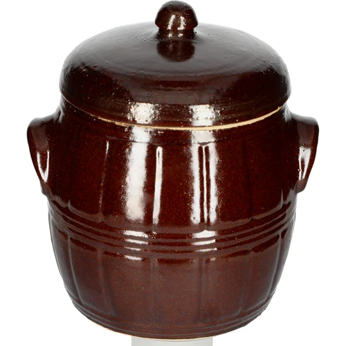Orcio in gres 4,5 L con coperchio
