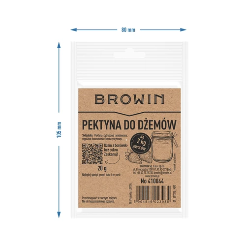Pectina da agrumi amidata per confetture e gelatine, 20 g - 4