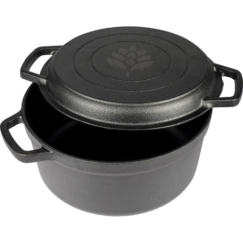 Pentola in ghisa con padella, 3,5 L - 2