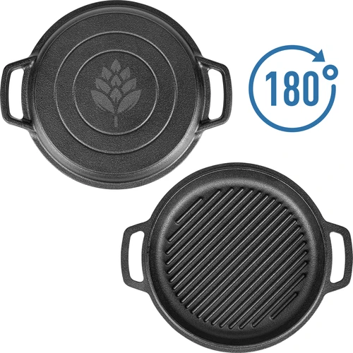 Pentola in ghisa con padella, 3,5 L - 6