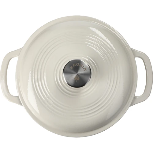 Pentola in ghisa smaltata - ecru, 4 L - 3