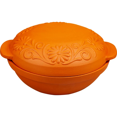 Pentola romana in terracotta rotonda 4 L