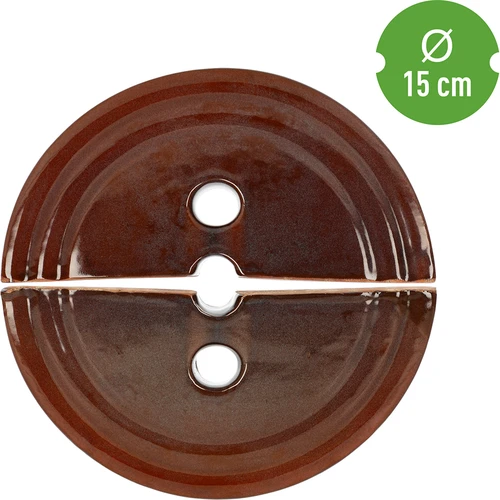 Pietra di pressaggio per orci, in gres, Ø 15 cm - 4