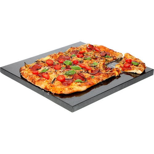 Pietra per pizza in granito rettangolare 37 x 35 cm - 7