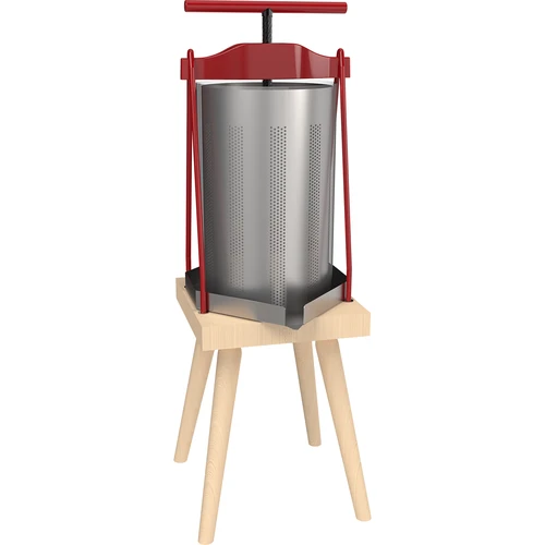Pressa a telaio per frutta – con cestello metallico, 10 L