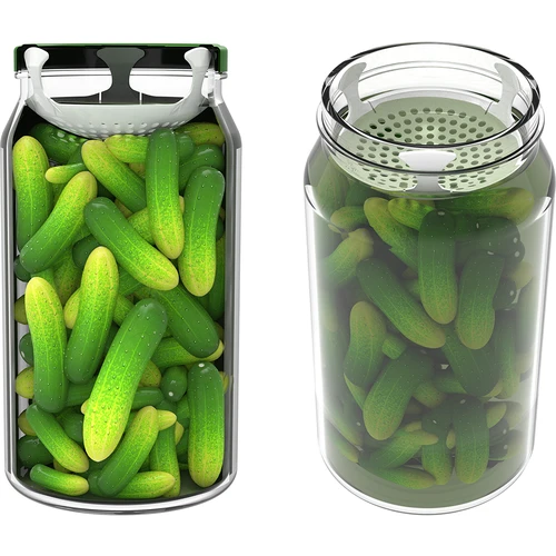 Pressino forato per conserve, fermentati e aceto - per barattoli Ø 100 mm - 5