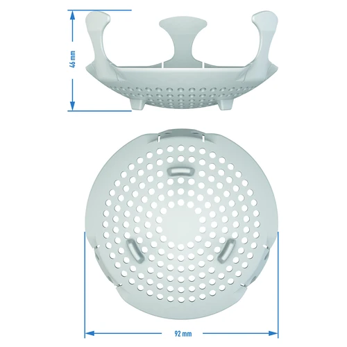 Pressino - retina per conserve, fermentati e aceto - per barattoli Ø 100 mm - 12 pezzi - 4