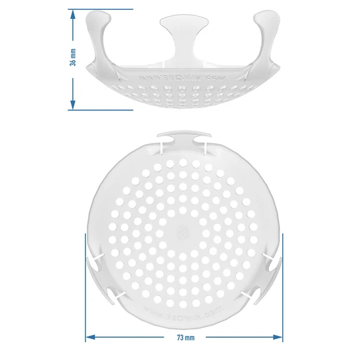 Pressino – retina per conserve, fermentati e aceto – per vasetti Ø 82 mm - 4