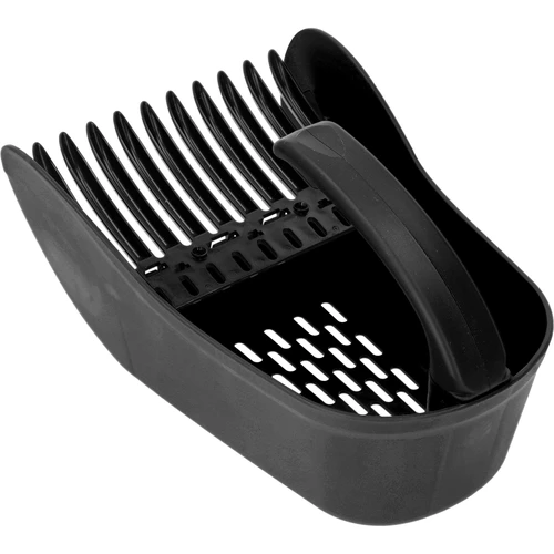 Raccoglibacche per piccoli frutti in materiale plastico, nero - 3