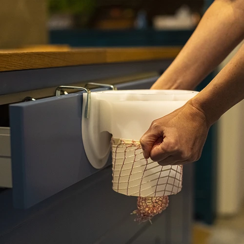 Rete elastica per salumi 18 cm x 3 m, resistente al calore fino a 220°C - 4