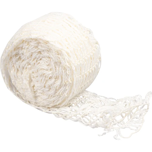 Rete elastica per salumi bianca 12,5 cm x 5 m, resistente al calore fino a 220°C