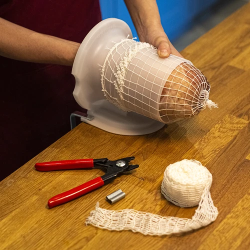 Rete per salumi 15 cm x 5 m, con resistenza termica fino a 220°C - 5