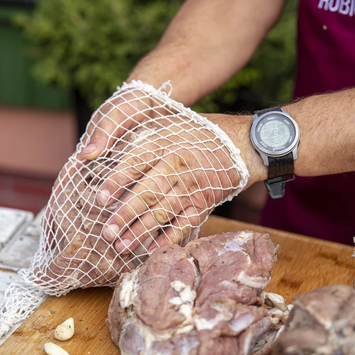Rete per salumi 15 cm x 5 m, con resistenza termica fino a 220°C - 9