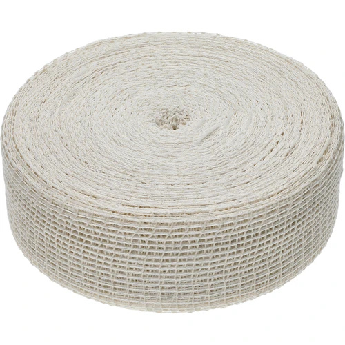 Rete per salumi bianca 12,5 cm x 50 m, con resistenza termica fino a 220°C