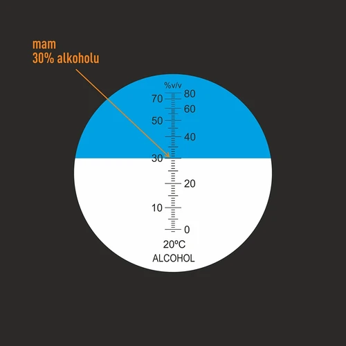 Rifrattometro per l'alcol - 8